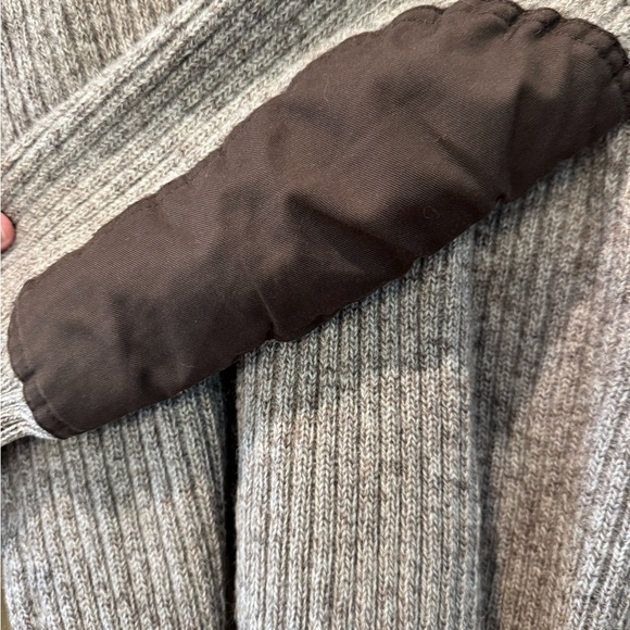 Cabela's Chunky Thick Rib Pure New Wool Crewneck Hunting Sweater with Patches LG - Picture 6 of 12